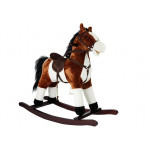 Hojdací koník Pony 74 cm - tmavo-hnedý